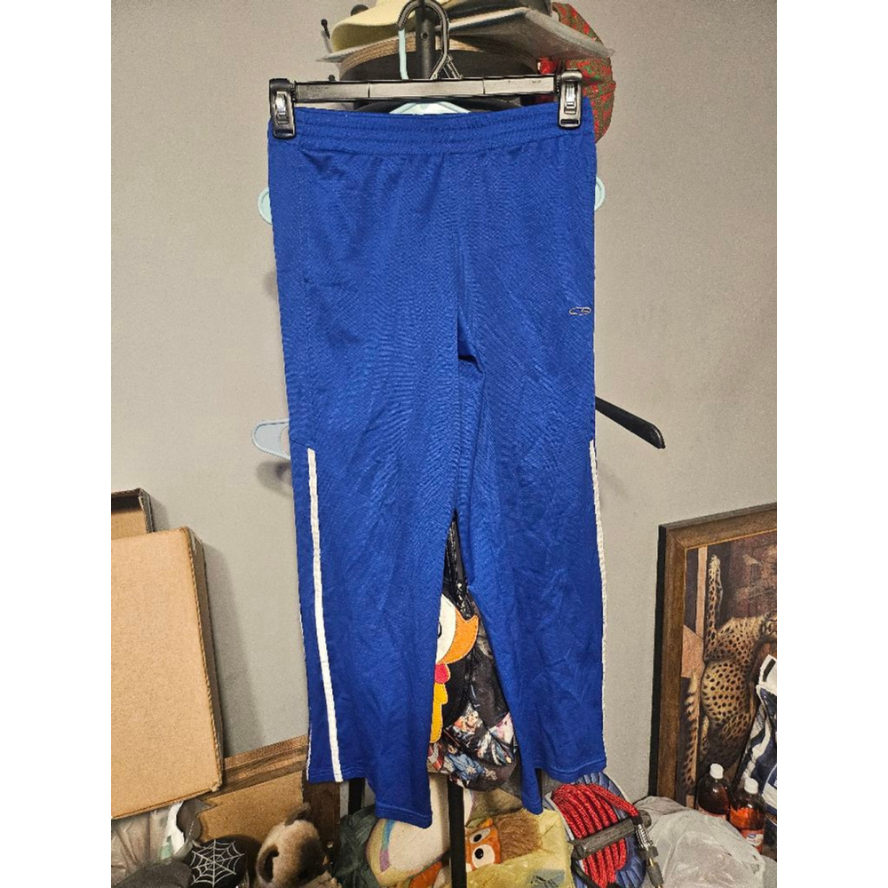 Boys logo Champion Track Pants, Size L, Blue